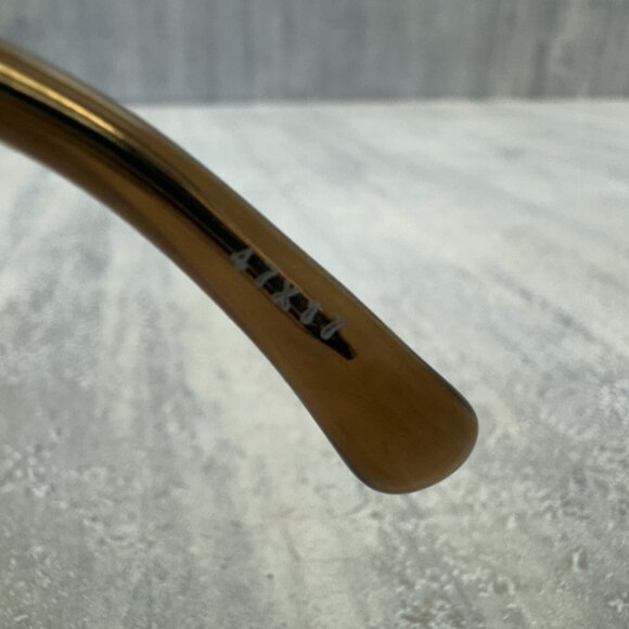 Blake Janet Design Eyeglasses Frames Only TAN Brown Crystal Full Rim Small - Picture 8 of 13